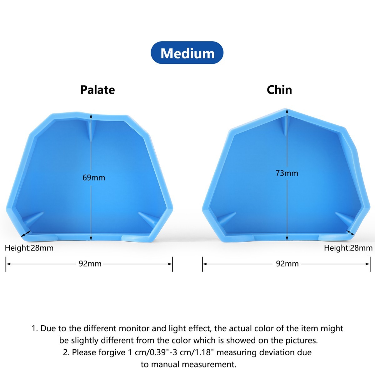 6PCS AZDENT Dental Lab Model Former Base Molds Set Silicone Mould Tray Base