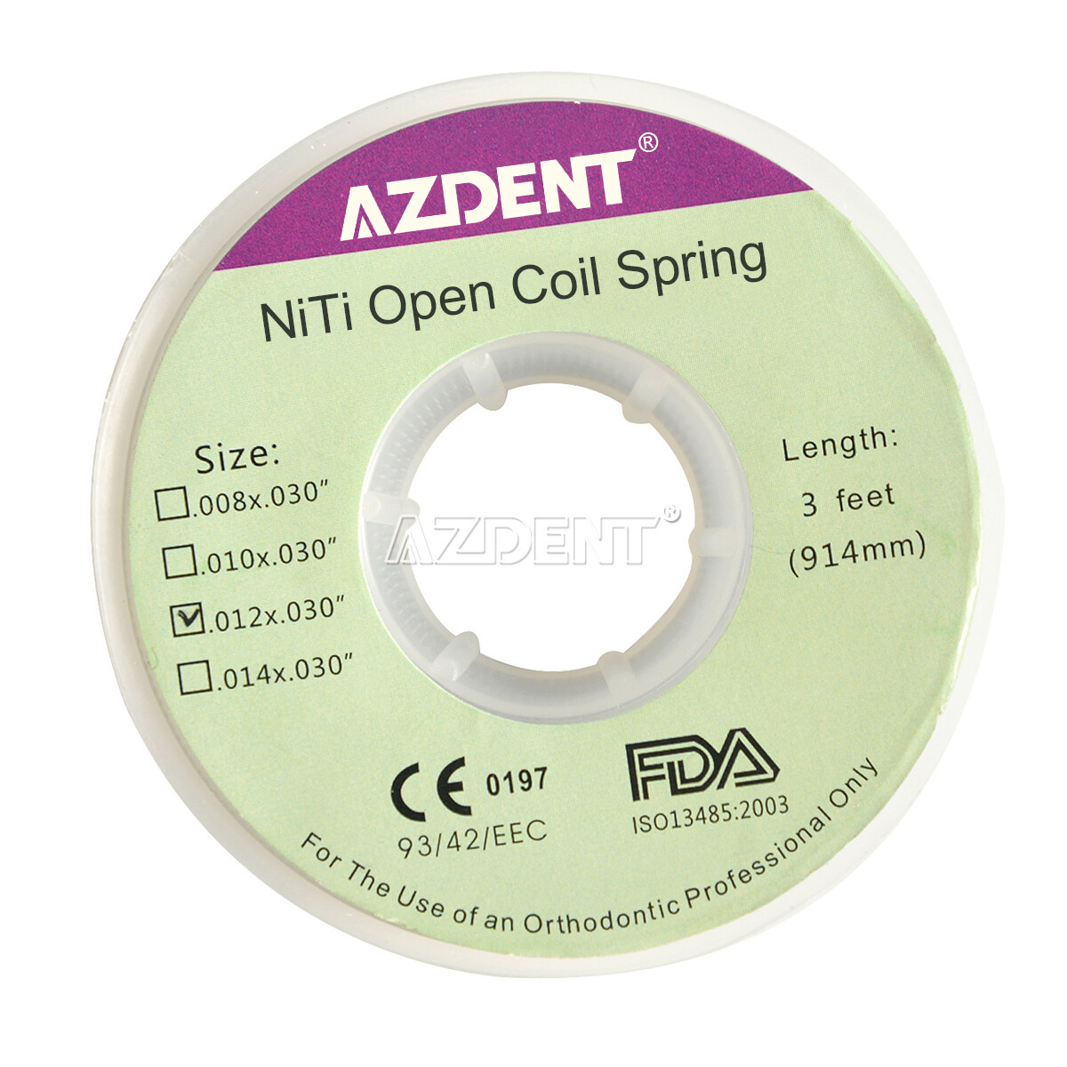 1 Roll AZDENT Dental Orthodontic NITI Open Coil Springs 012*030″ 914mm SALE