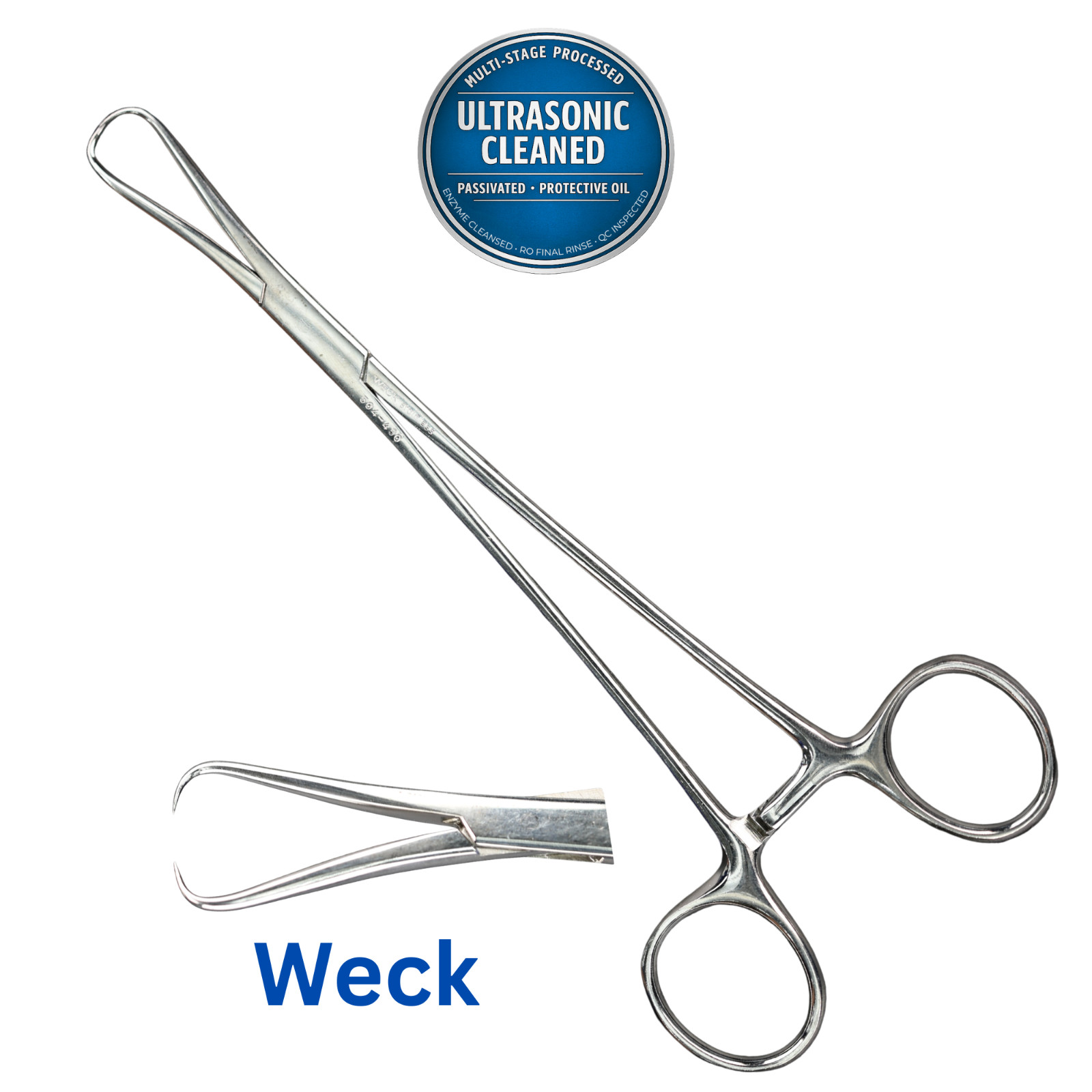 Weck 504450 Reduction Forceps, 1×1 Prongs, Straight, 7.75″ – Ultrasonic Cleaned