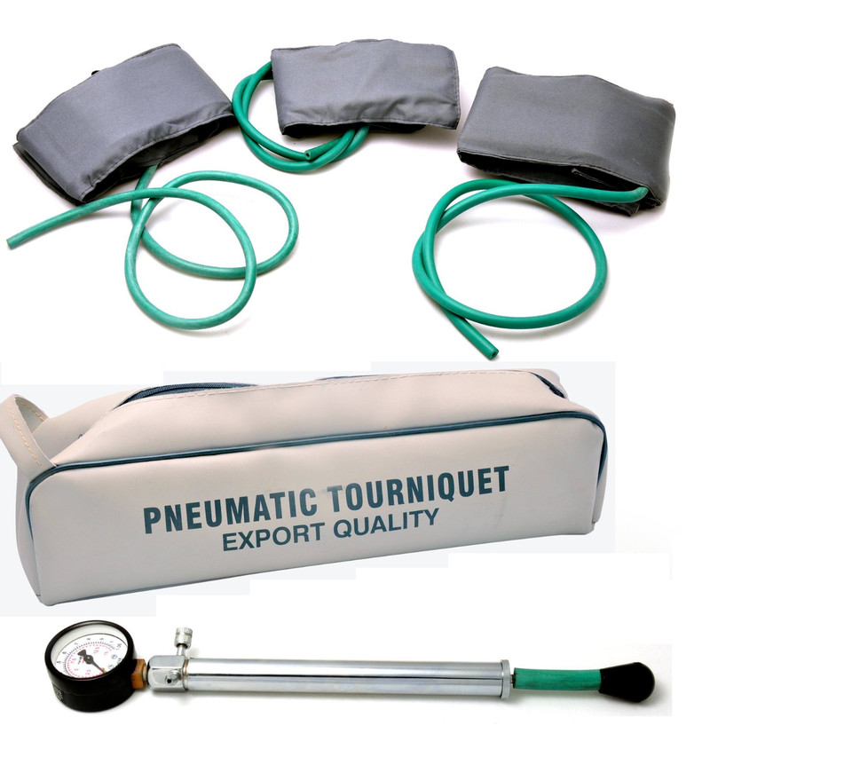 Pneumatic Tourniquet Set For Medical Purpose manual steel-Free Shipping