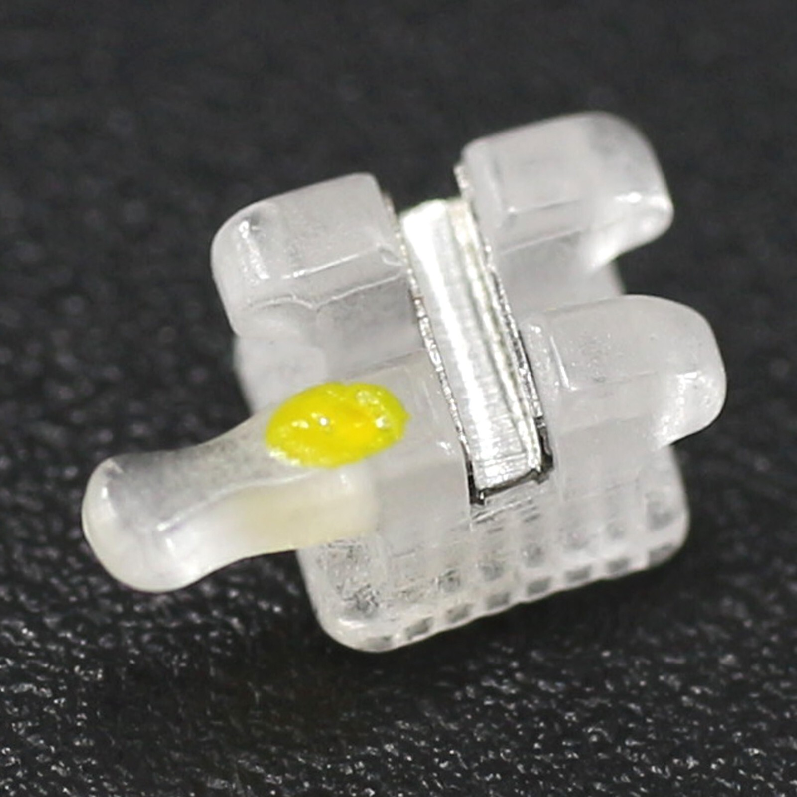 3M Clarity Type Orthodontic Ceramic Bracket Metal Slot Aesthetic Braces Roth 022