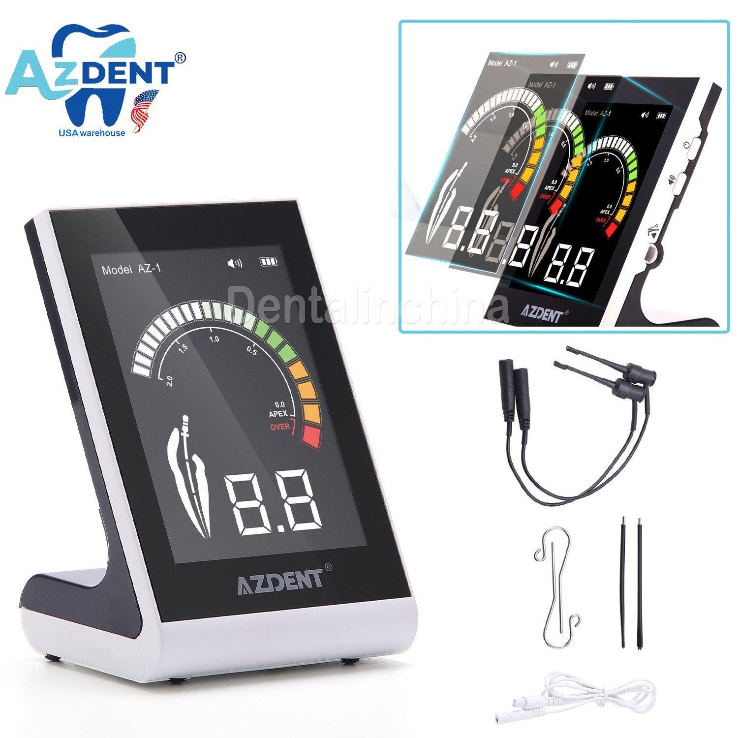 Dental Endodontic Apex Locator Root Canal Finder LCD Display Meter Measurement