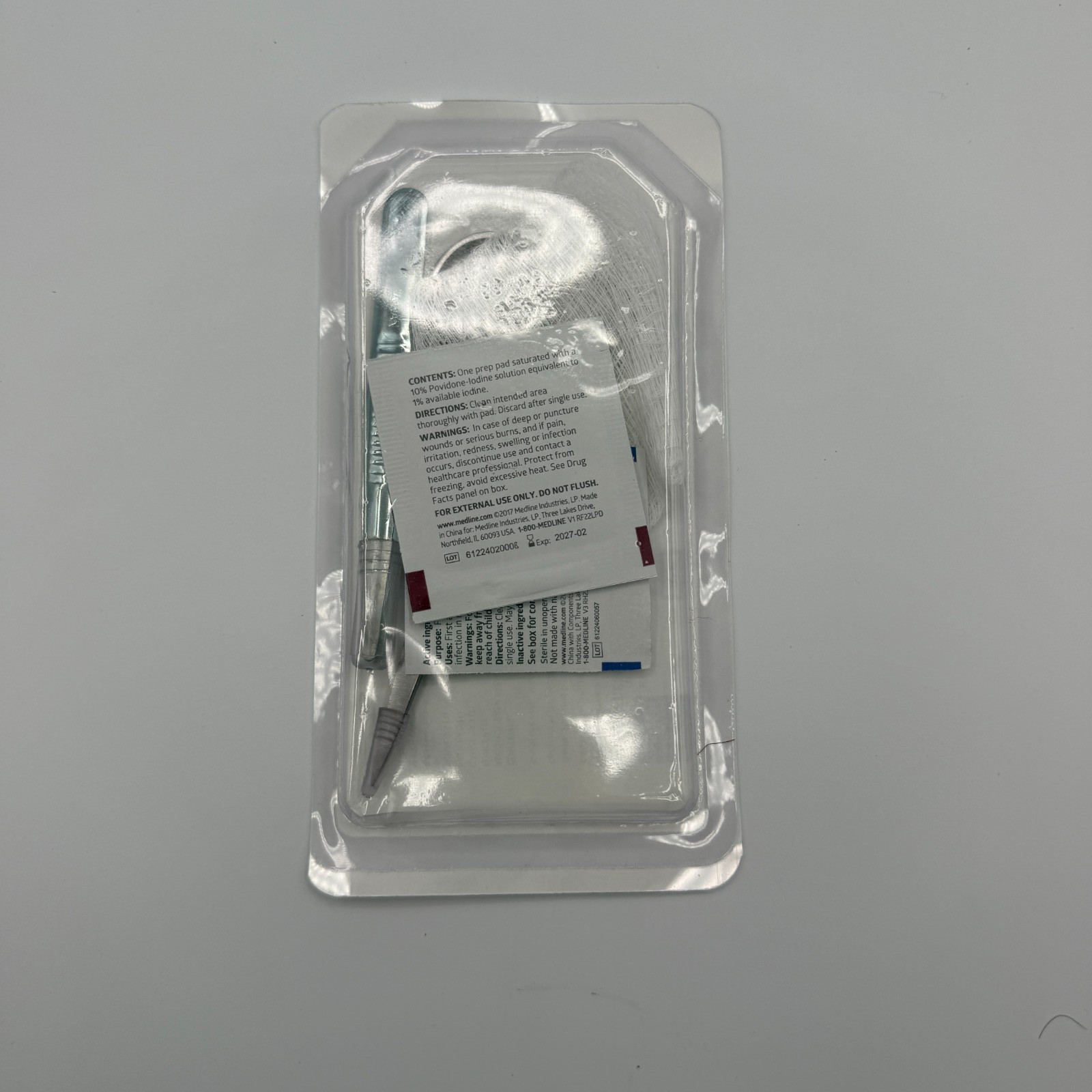 Skin Suture Removal Sterile Tray 1 count Exp. 02/28/27 New & Sealed (A10-53)