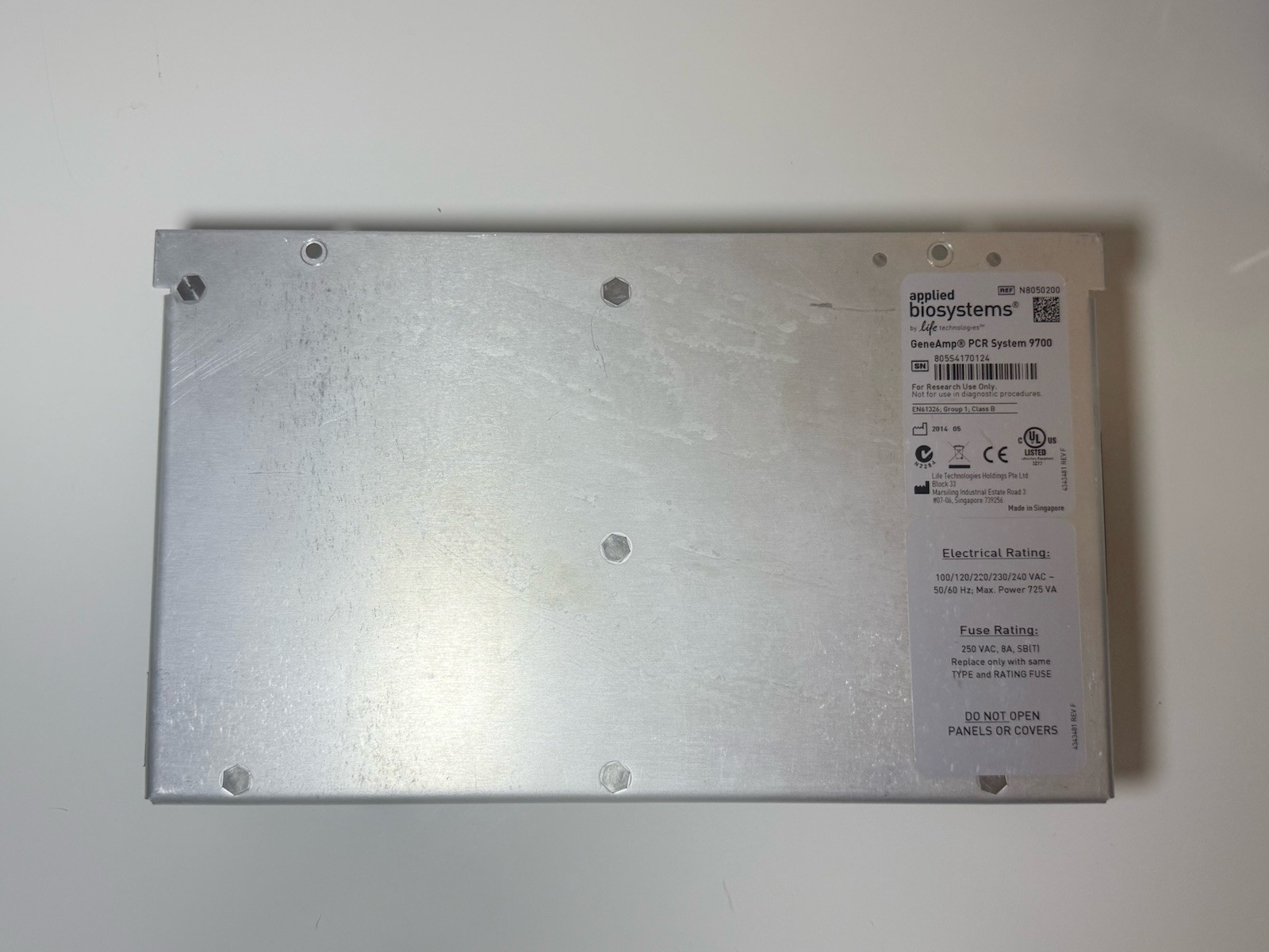 Applied Biosystems GeneAmp PCR 9700 Thermal Cycler Microprocessor N8059004 Board