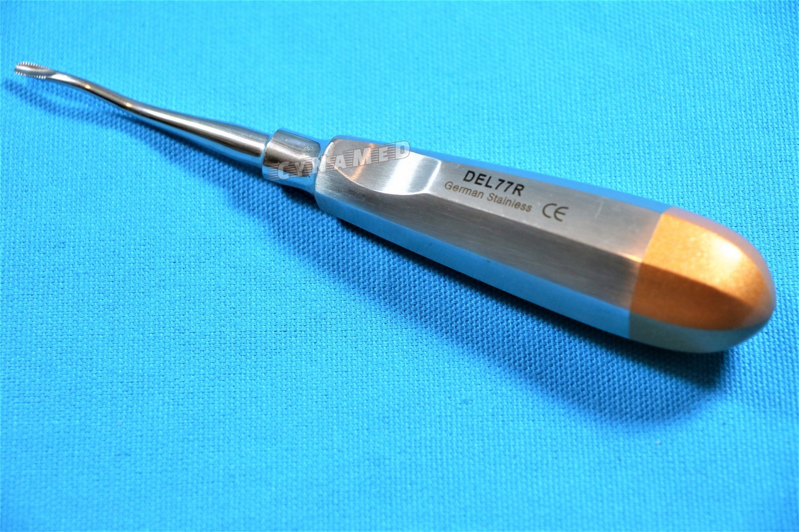 German Root Elevator 77R Dental Instruments (Serrated) Light Handle Stainless