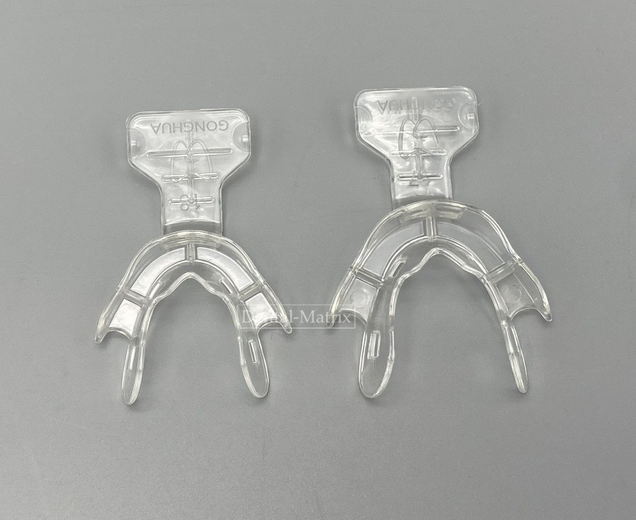 Dental Impression Trays Frame Cut Back Edentulous Jaw Full Denture Clear 18pcs