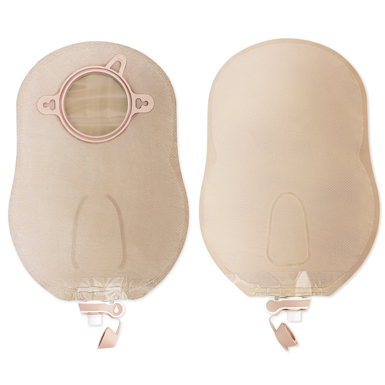 Hollister New Image Two-Piece Beige Urostomy Pouch, 57 mm Flange, Red Match (10/