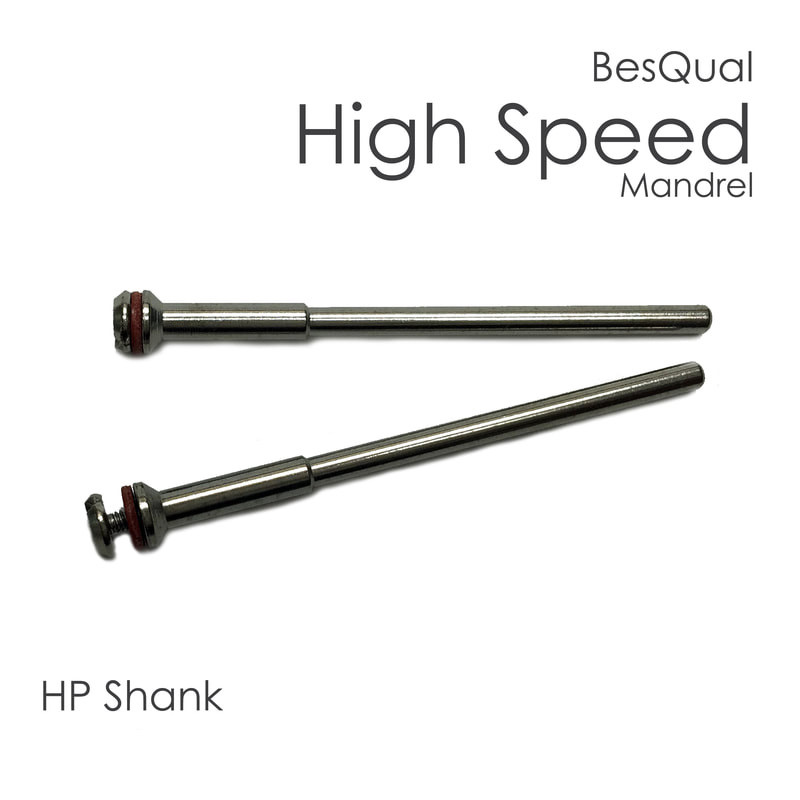 Dental Lab 12-pieces High-Speed Mandrels M305 Standard Handpiece Shank New