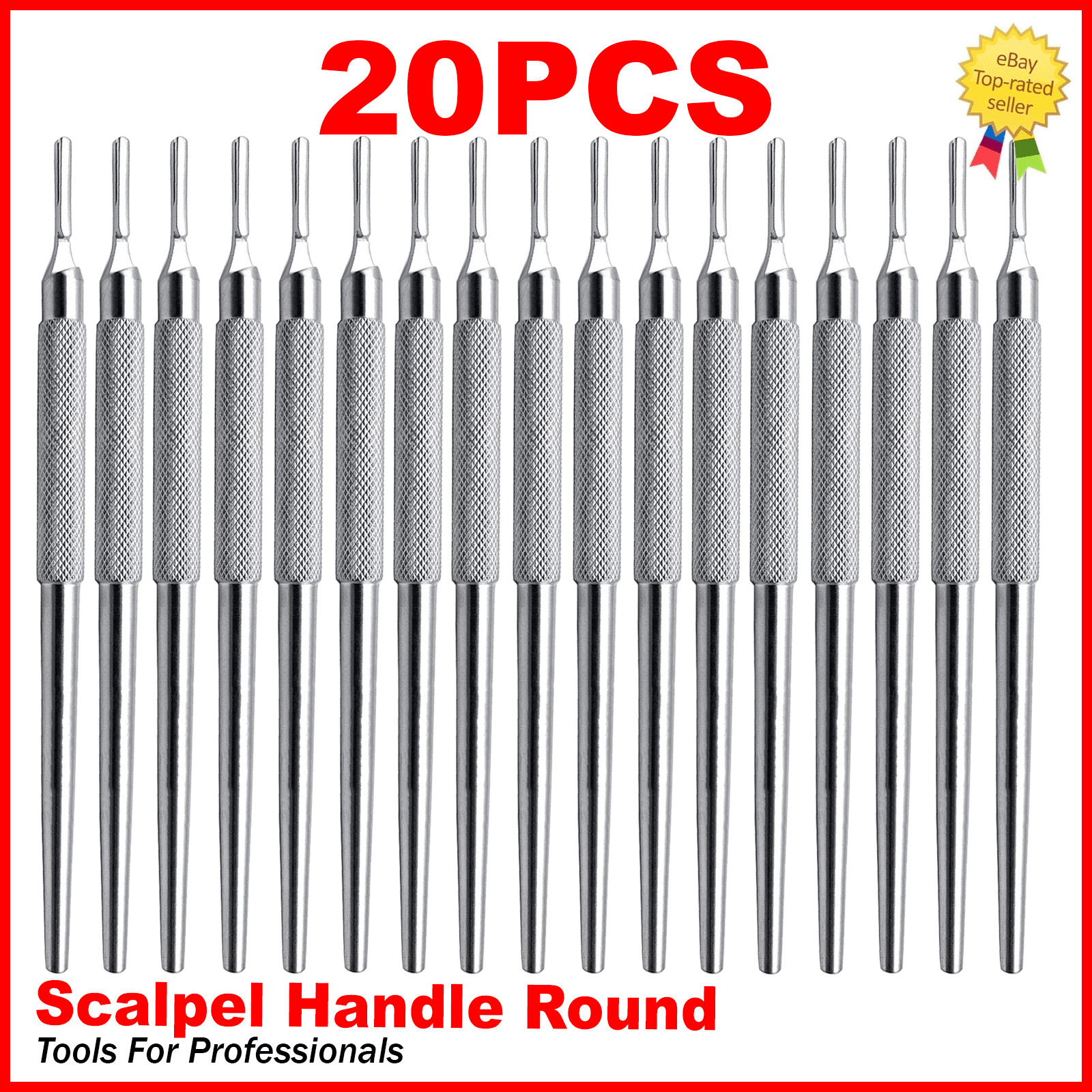 Surgical Scalpel Handle Blade Holder #3 Round Pattern German Stainless Steel