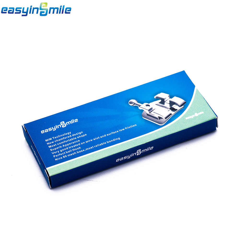 5 PK Dental Orthodontic Metal Braces Bracket Mini Roth/MBT 022 With Hooks 3 4 5