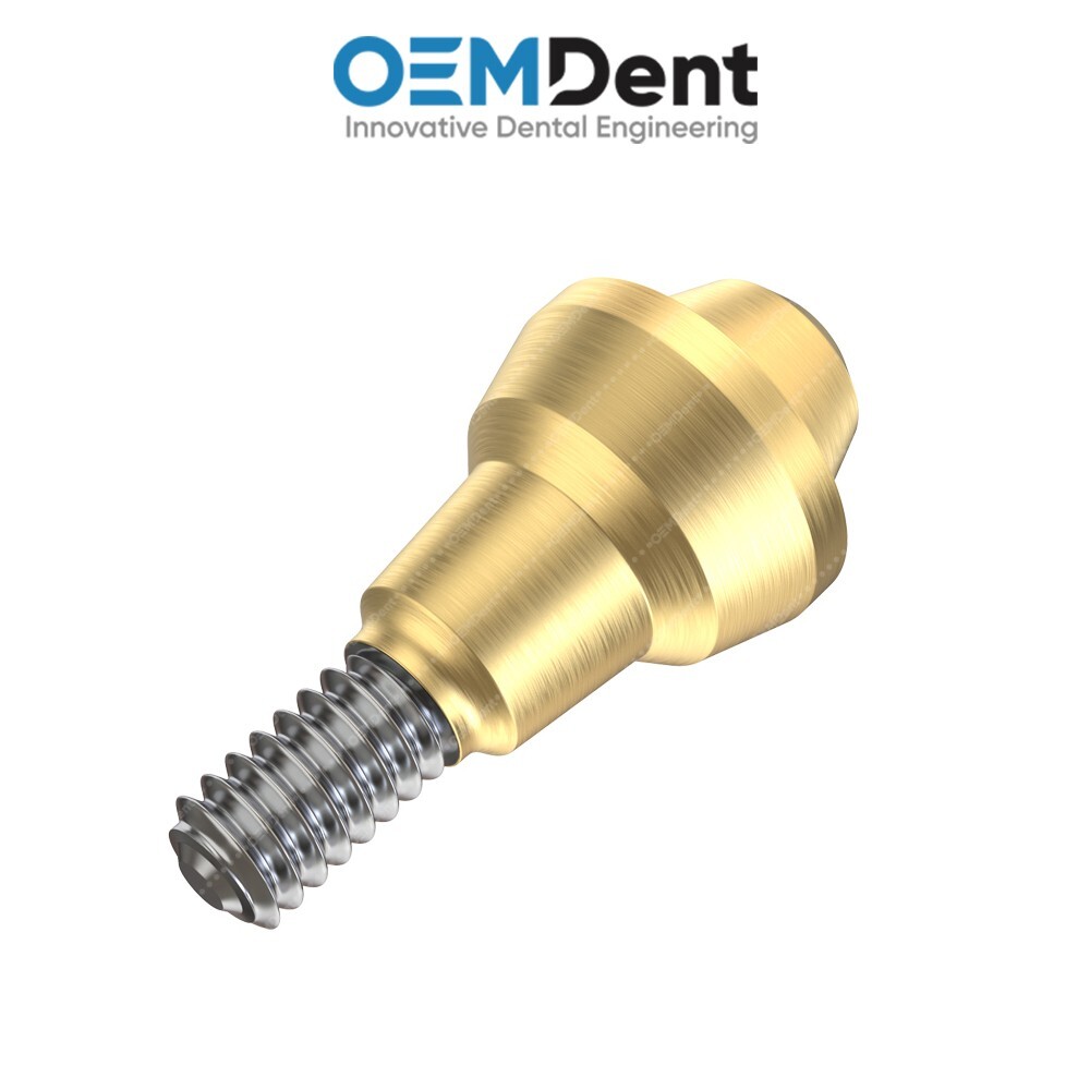 Dental Straight Multi Unit 1.6mm Titanium Set RP Nobel Active®Compatible Conical