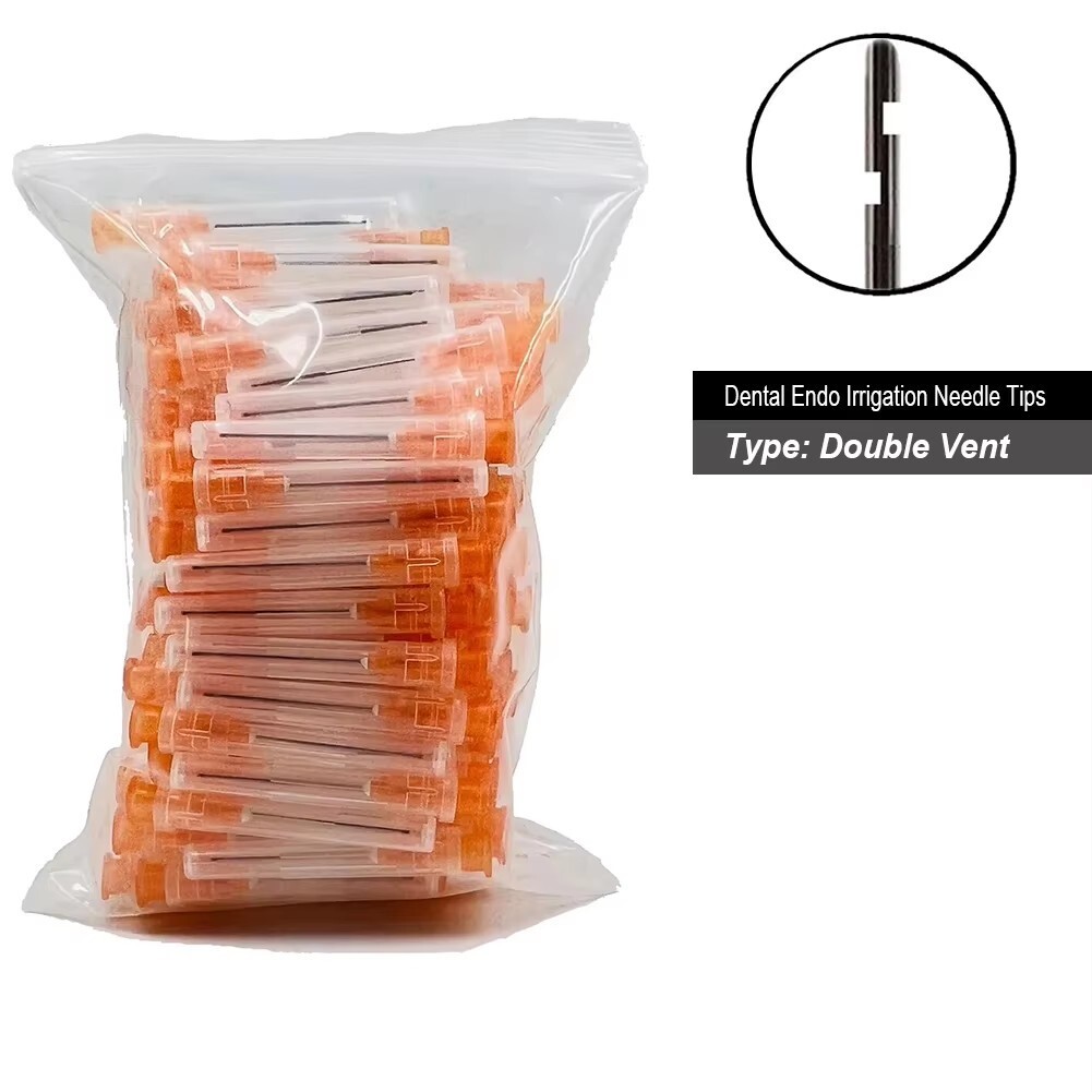 Dental Disposable Endo Irrigation Needle 25G/27G/30G 2-Side Hole Syringe Tips