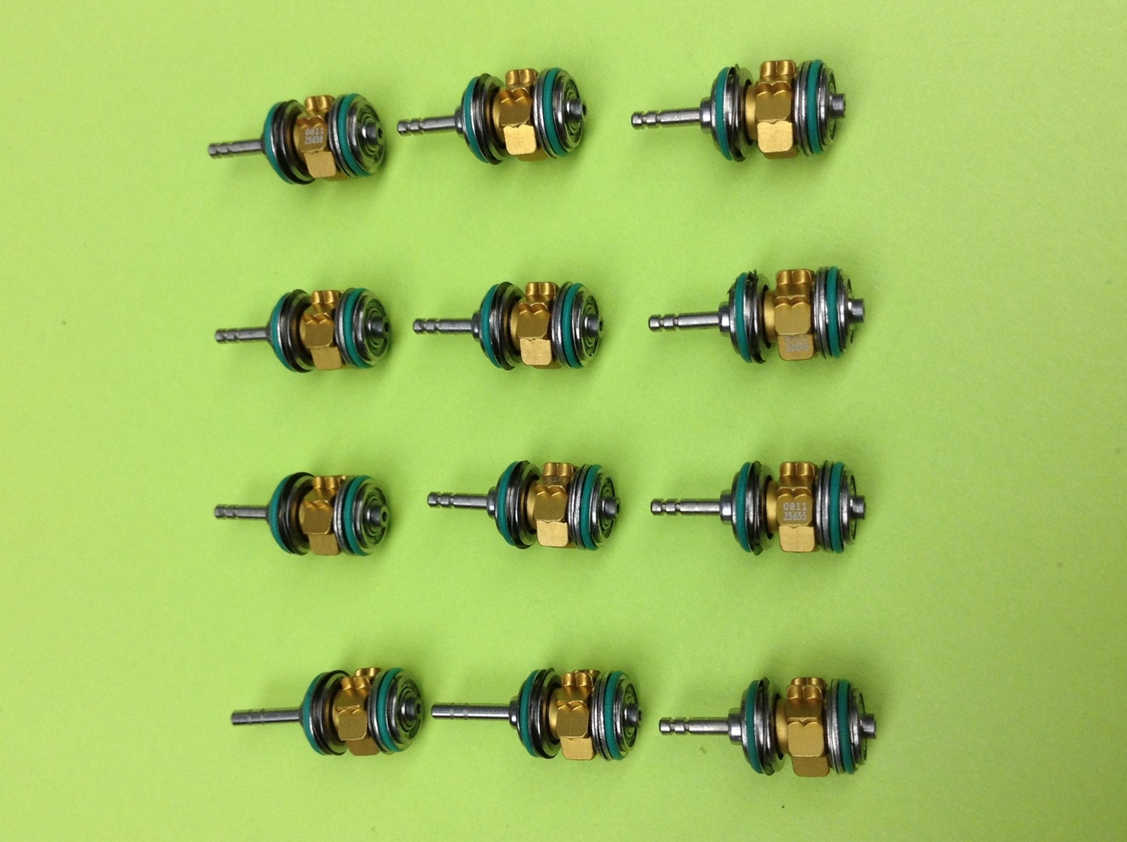 STAR DENTAL 430 TURBINE PUSH BUTTON CERAMIC LOT OF 12 “GOLD SERIES” LUBE FREE