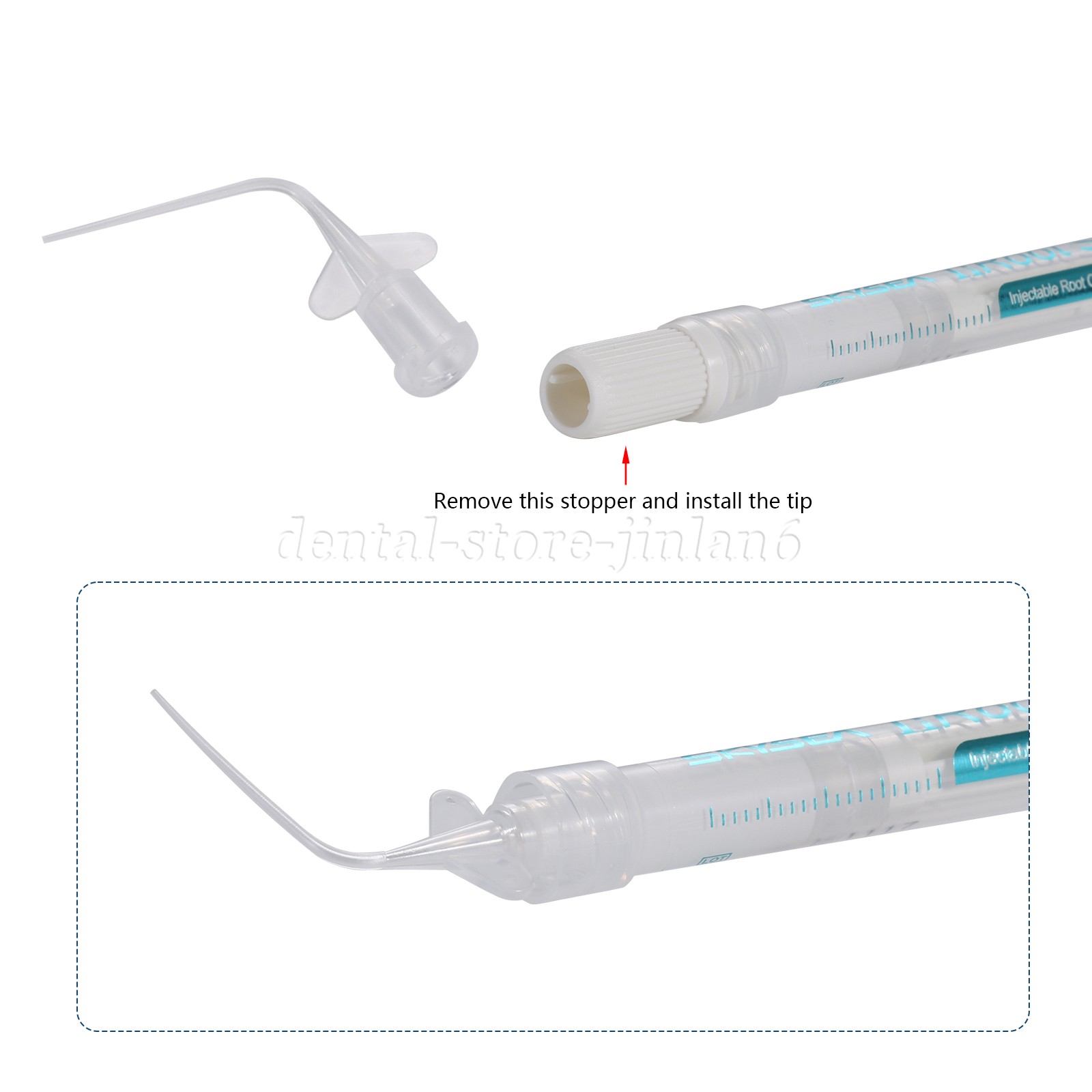 Root canal bioceramic sealer Root Canal Endo Filling Cement 1g +10 Tips Dental