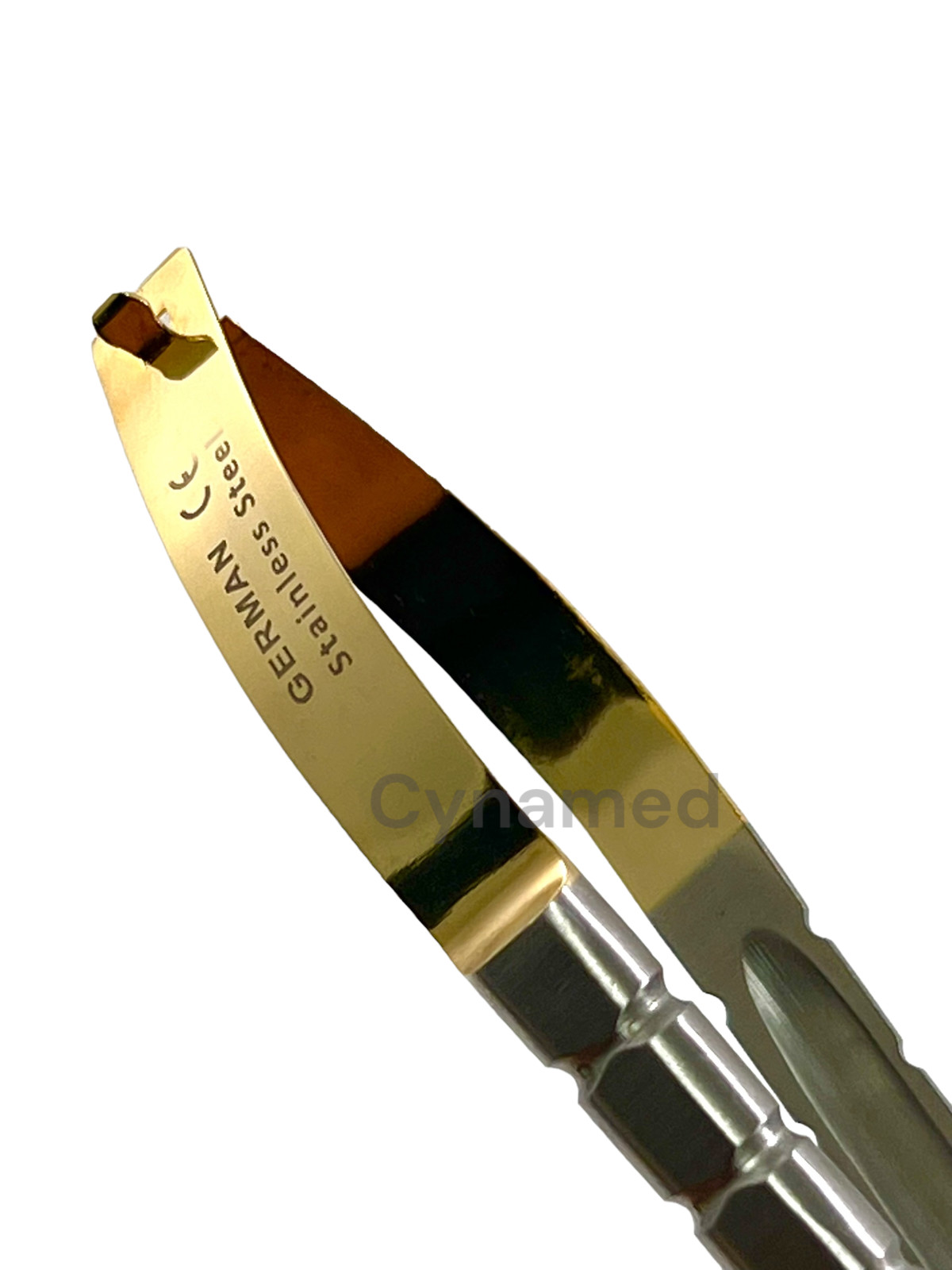 1 EA Castroviejo Scissors Straight Sharp 6in Gold Handle German Stainless Steel