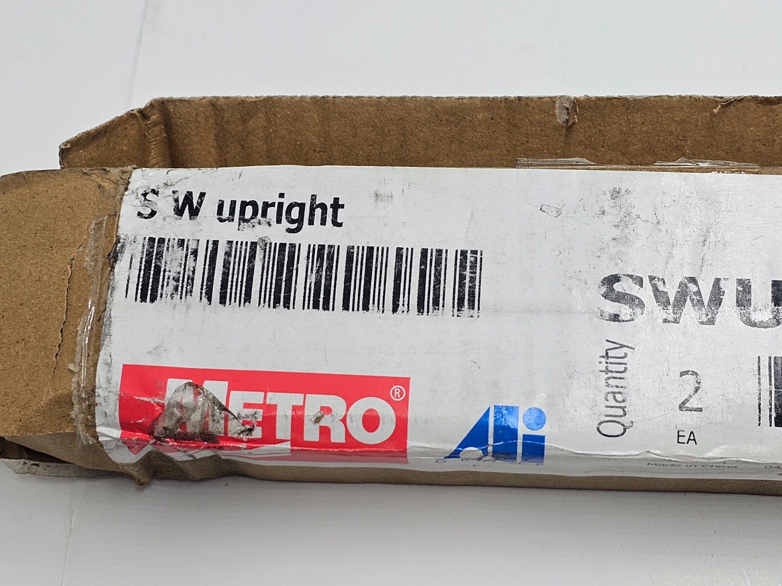 (QTY 2) Metro SWU15K4 SmartWall Upright Metroseal Gray Epoxy Rust-Resistant 15″