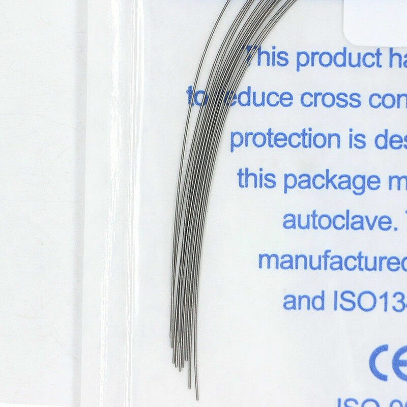 50×Dental Orthodontic Thermal Activated Niti Round Arch Wires 012 Upper Ovoid