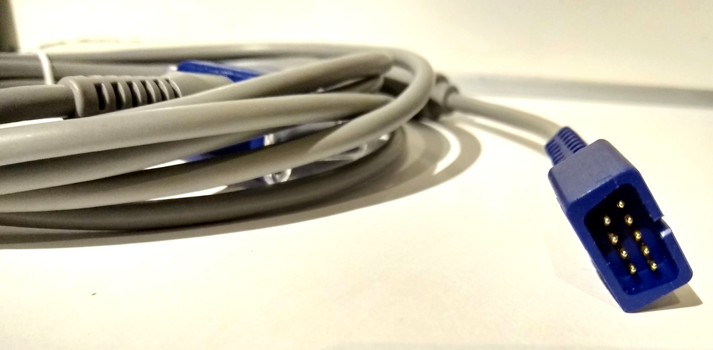 Nellcor DEC-8 8 ft SpO2 Sensor Extension Cable OxiMax Pulse Oximeter DEC8 9 Pin