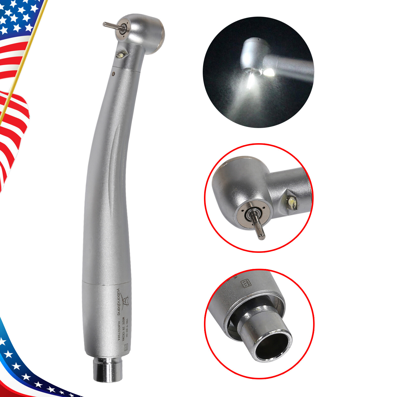 Large Torque Dental High Speed Handpiece LED E-genaerator For NSK Coupler 1-10X
