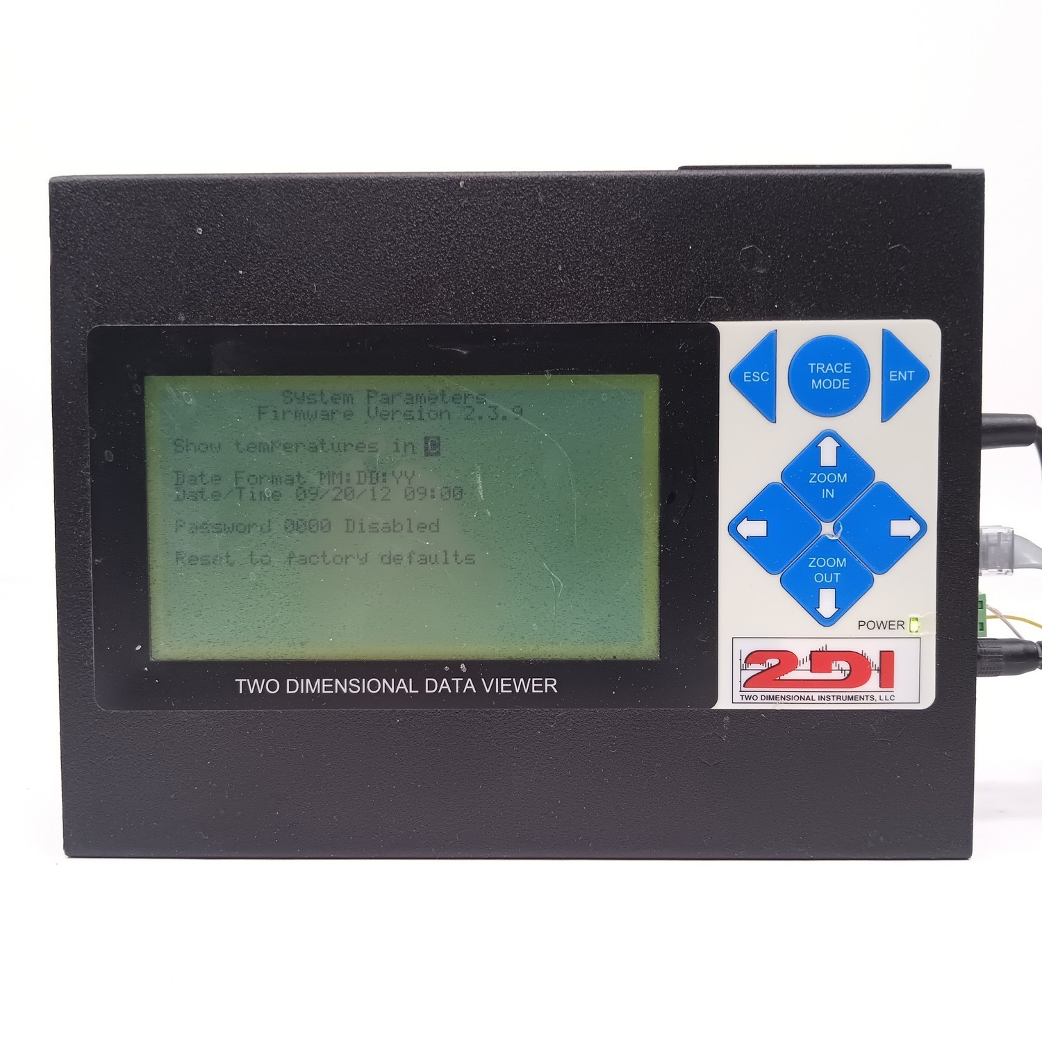 2DI Two Dimensional Instruments TDVD Data Viewer
