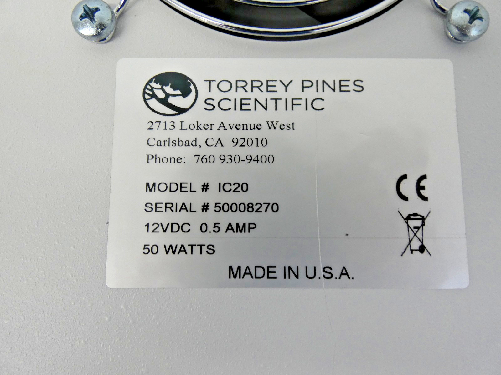 Torrey Pines Echotherm IC20 Digital Electronic Chilling/Heating Dry Bath, 50W