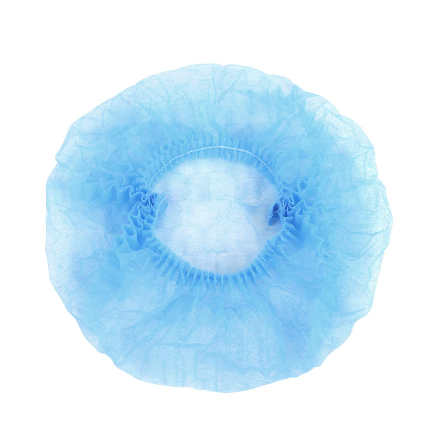 Dukal Bouffant Cap, Blue, 24″, 100/Box. Made of Spunbonded polypropylene