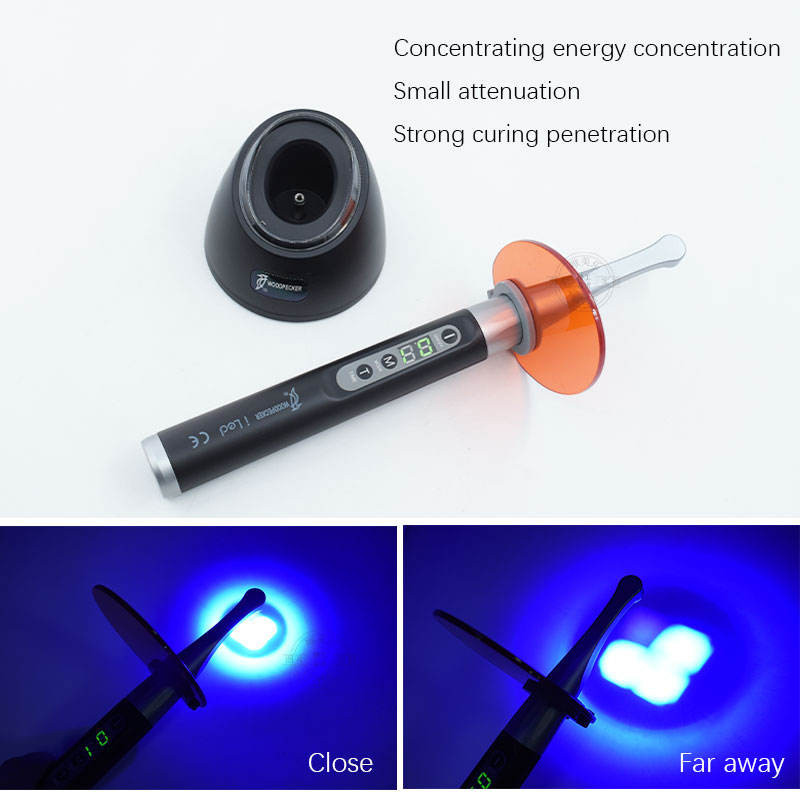 Woodpecker ILED II 1 Sec Dental Curing Light Resin Solidify Lamp 3000mW/cm2