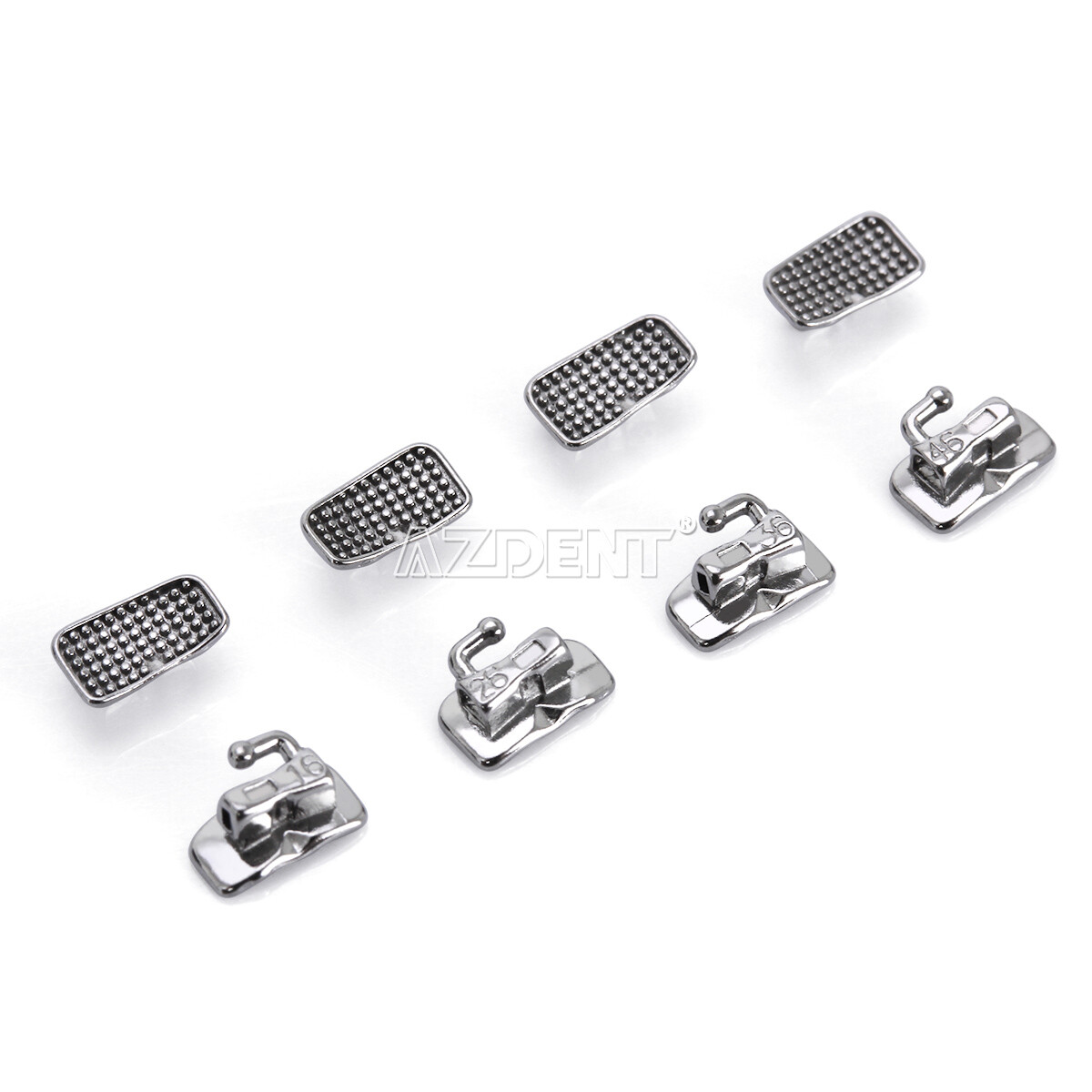Ortodoncia dental Bondable único tubo bucal Roth MBT 022 1er molar Monobloque