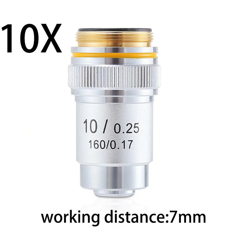 4X 10X 20X 40X 60X 100X Achromatic Objective Lens 195 Microscope Objective