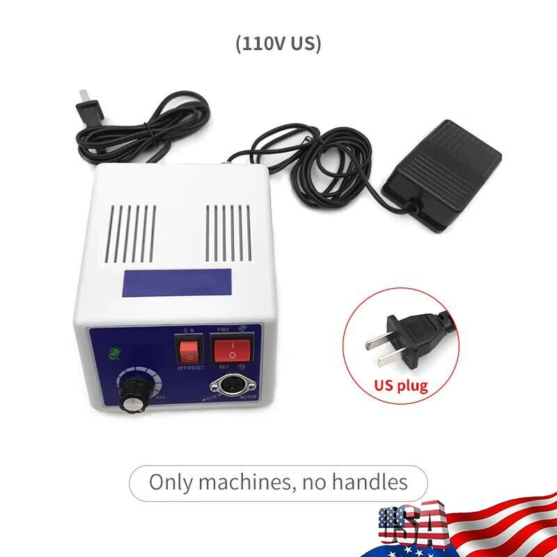 Dental Lab Electric Micromotor Polishing Unit + 35K rpm Motor Handpiece