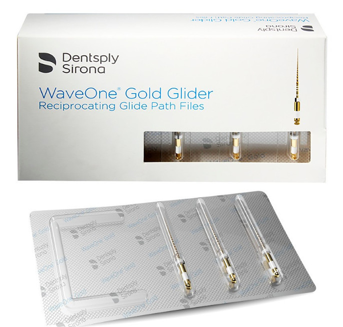 Waveone Gold Glider Wave One Endodontic File Root Canal Dentsply Tulsa 3/pk
