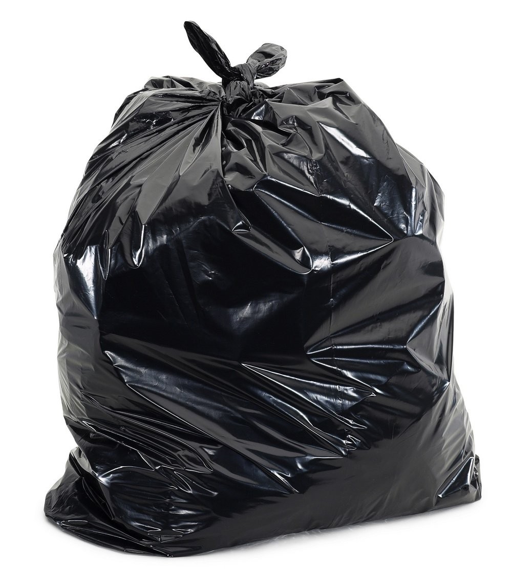 12-16 Gallon Trash Bags, 1.0 Mil, 1 Count (Pack of 250), Black