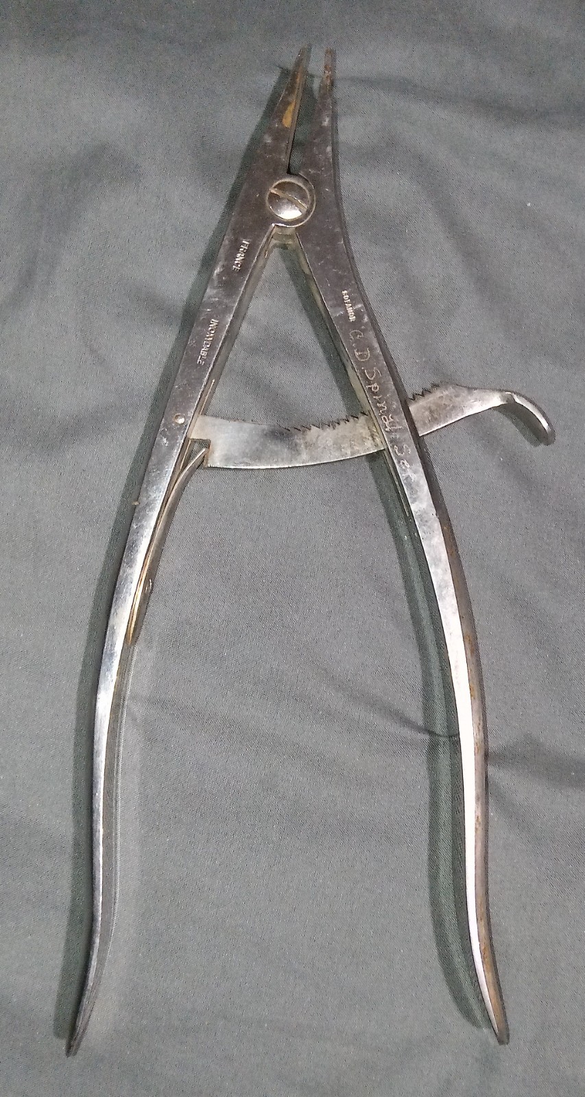 VINTAGE Dental Tool Sofamor France Inoxydable – Stainless Rustproof – 10″