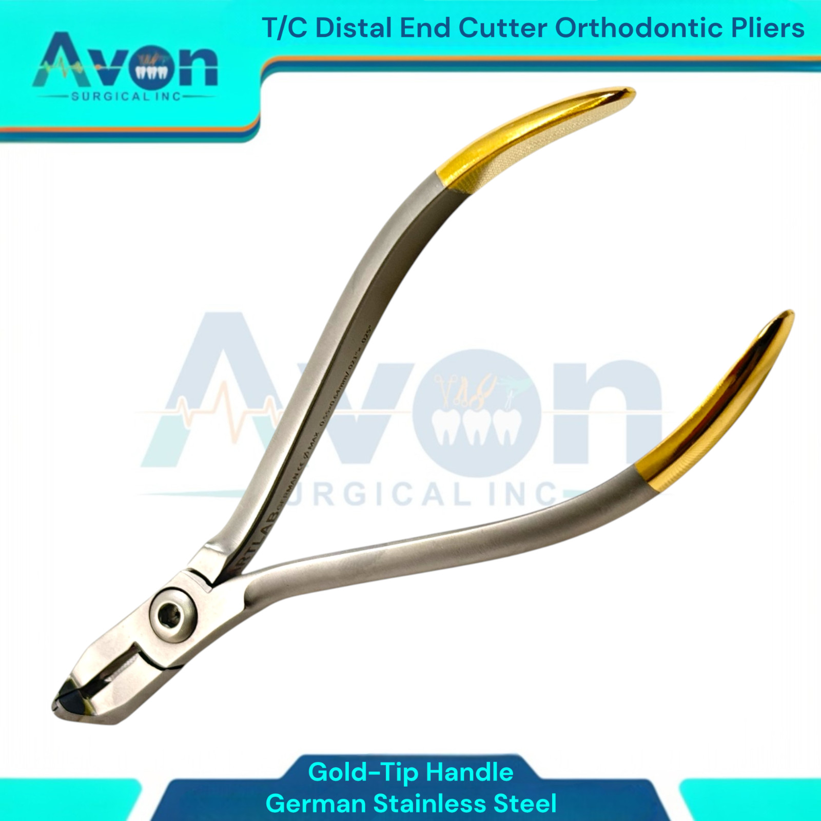 Archwire Orthodontic T/C Distal End Cutter Pliers for Cutting Soft & Hard Wire