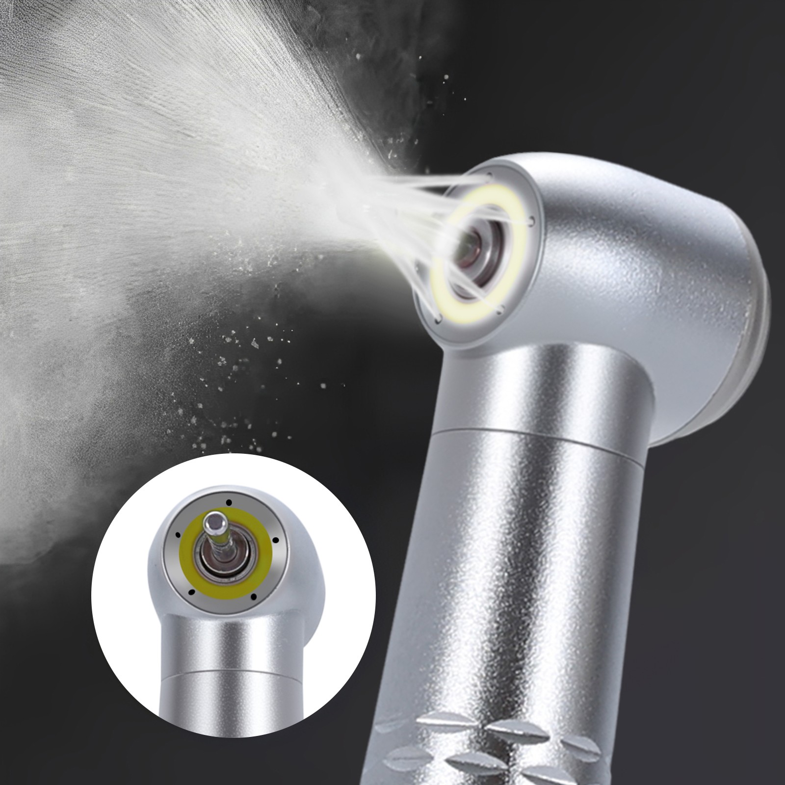 Dental LED High Speed Handpiece Shadowless E-Generator Turbine 4H