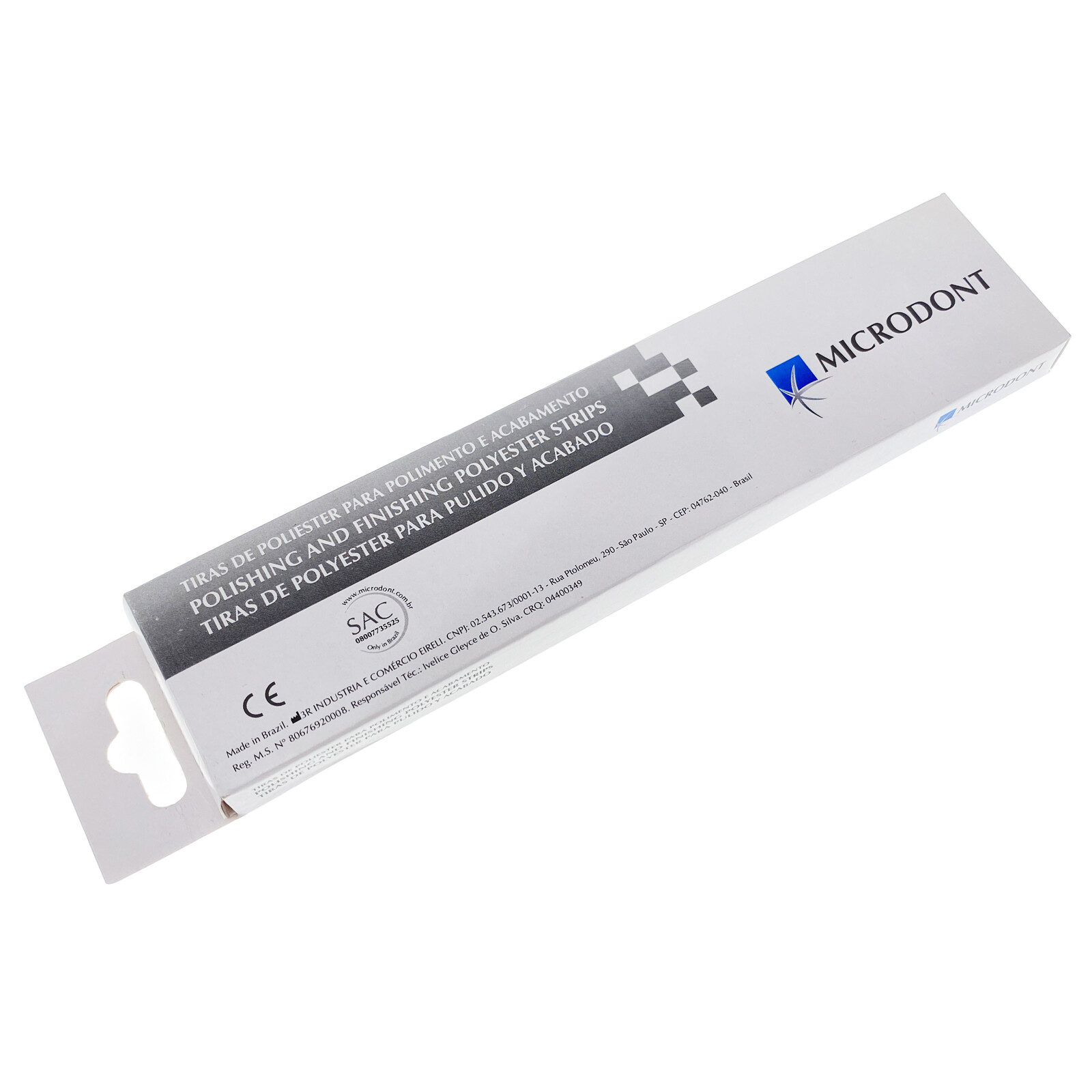 100Pcs/Box Dental Composite Polishing Strips 4 mm Polyester Fine/Coarse Grit