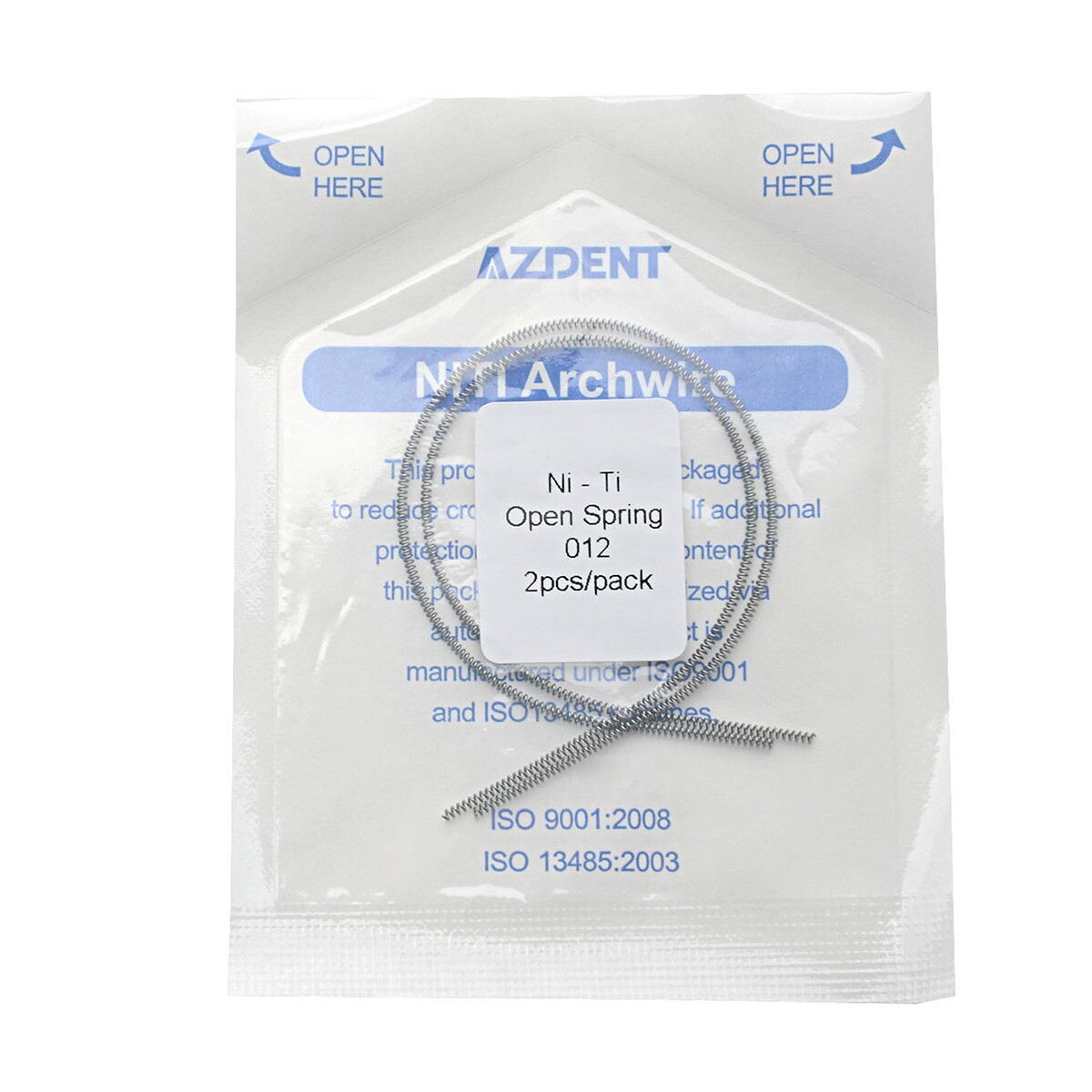 10 Bags Dental Orthodontic Niti Open Coil Spring 0.012*180mm AZDENT