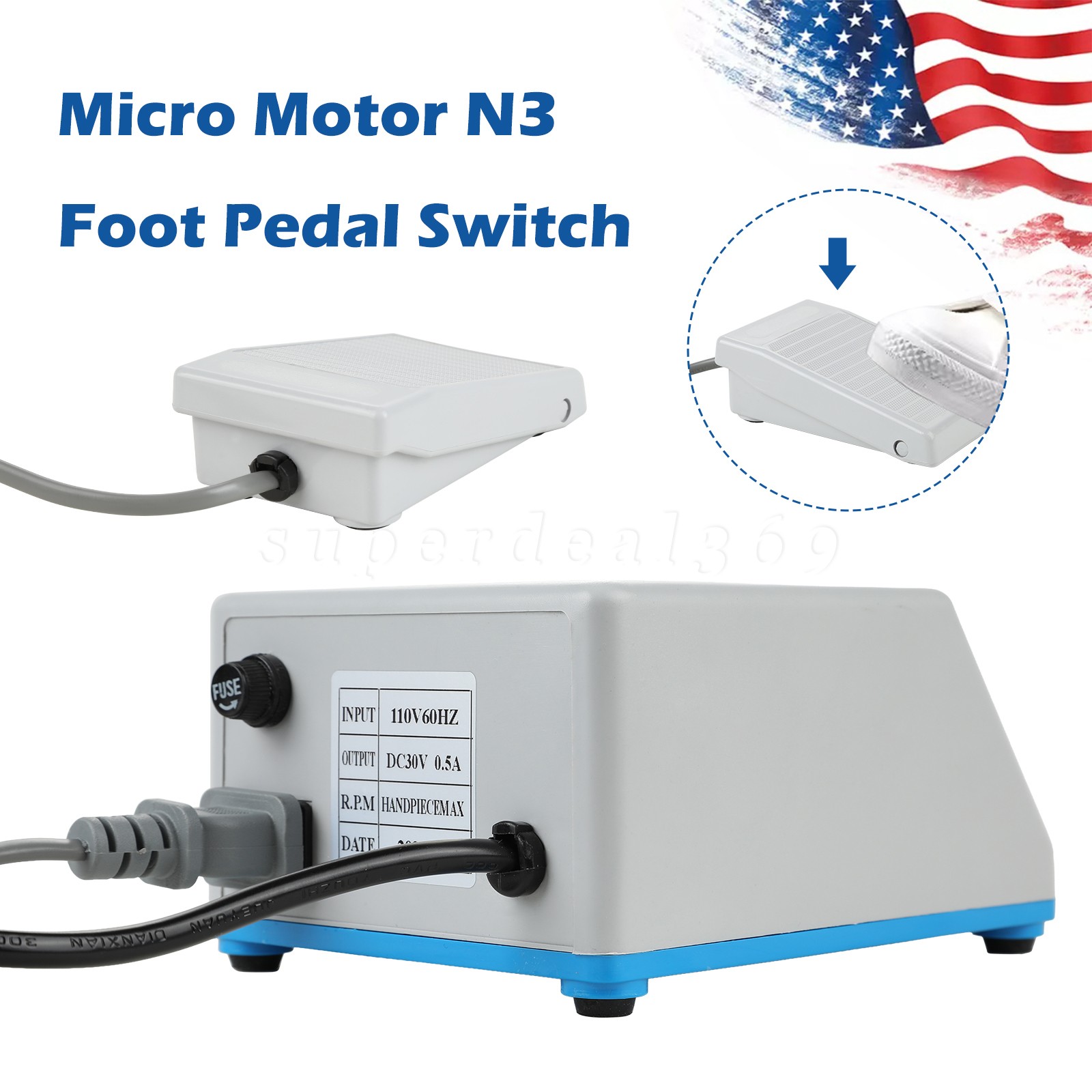 VRN Dental LED Light Ultrasonic Piezo Scaler Handpiece PH-1 For EMS WOODPECKER