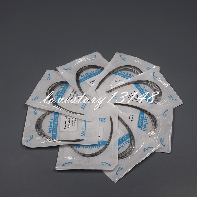 Dental Orthodontic Stainless Steel Rectangular Arch Wire Natural/Square/Ovoid