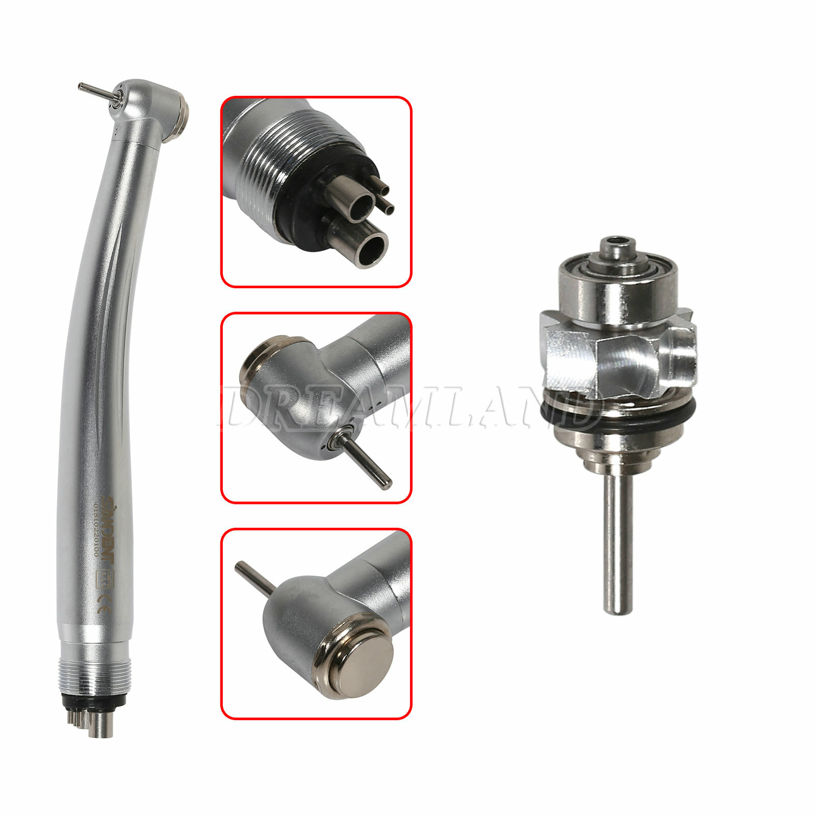 Dental High Speed Handpiece 4H Push Button / Cartridge Rotor STNABT US