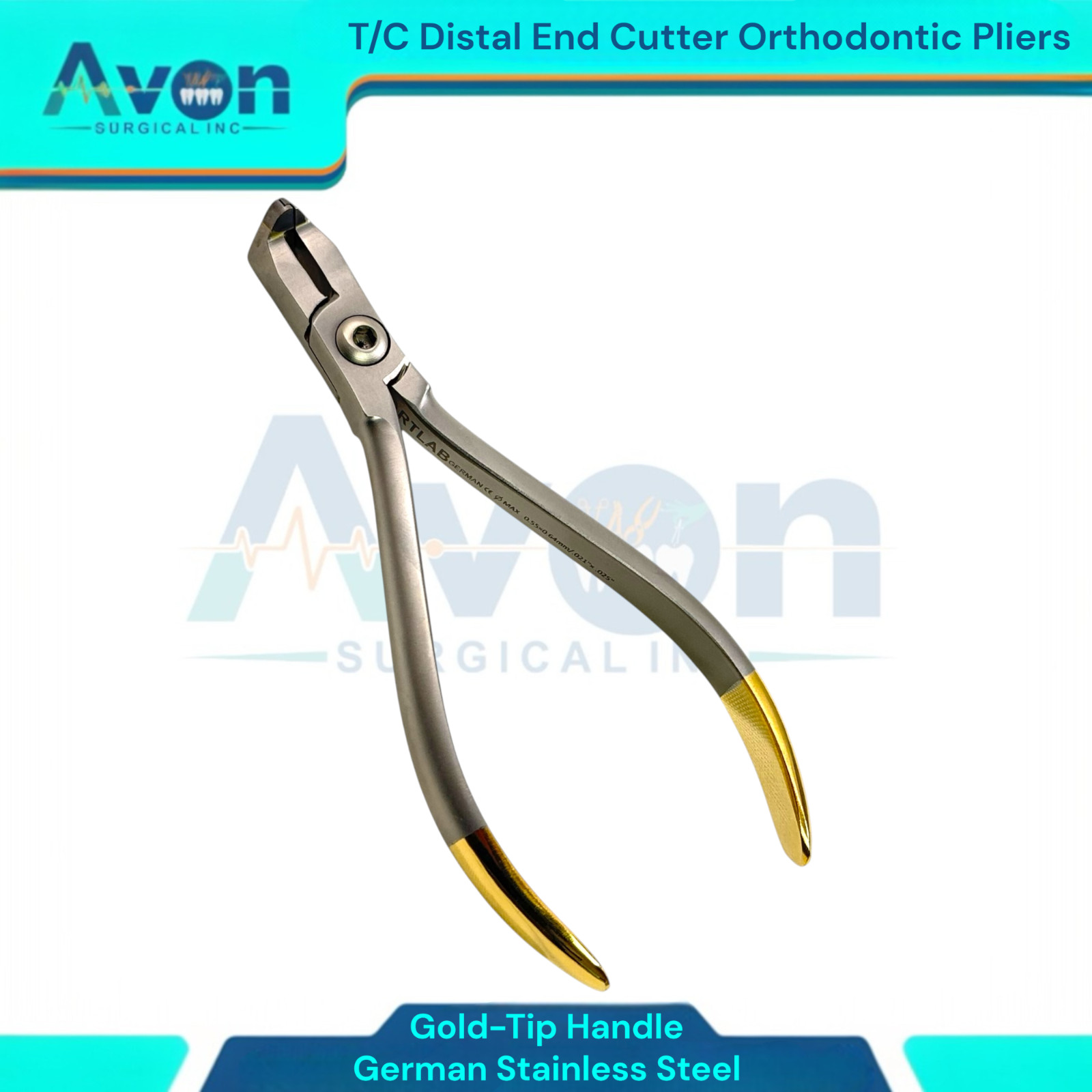 Archwire Orthodontic T/C Distal End Cutter Pliers for Cutting Soft & Hard Wire