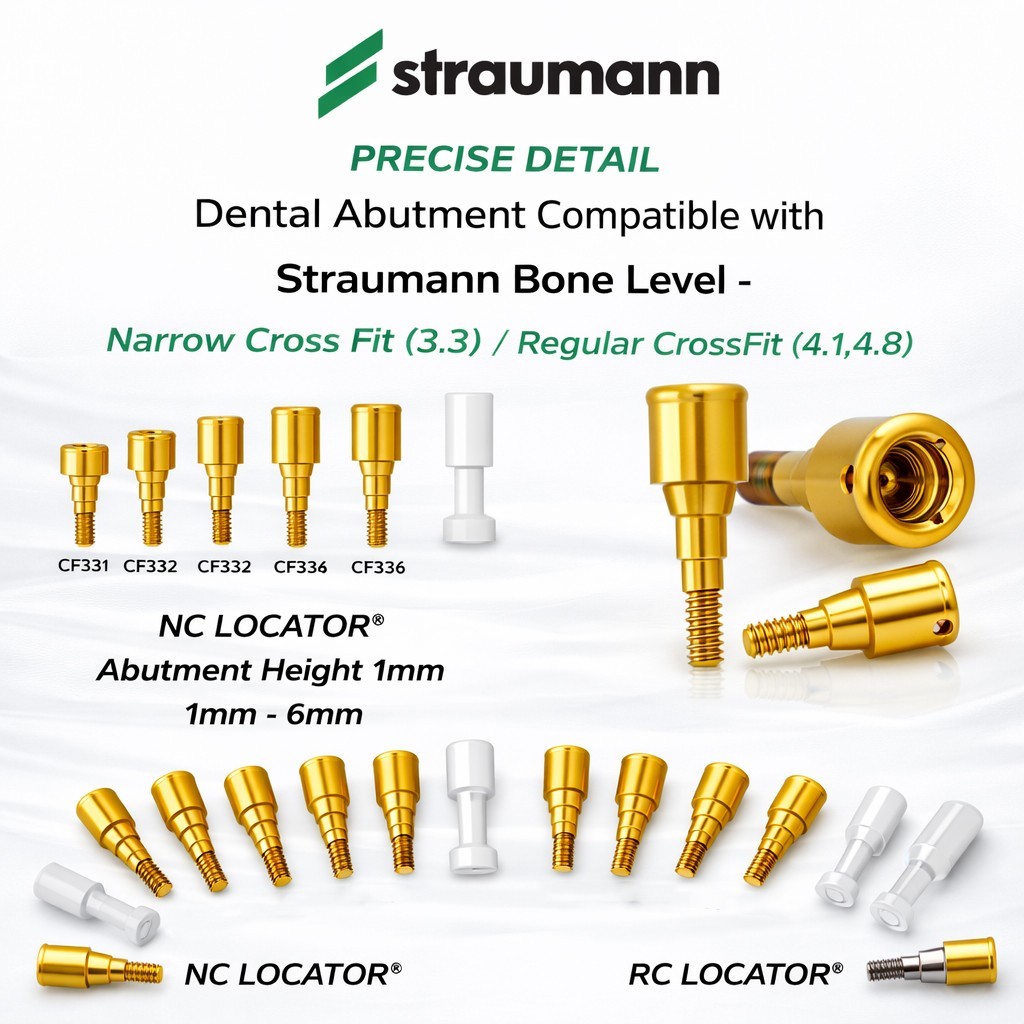 Dental Zest Locator Overdenture Attachment System Compatible Multiple Implant