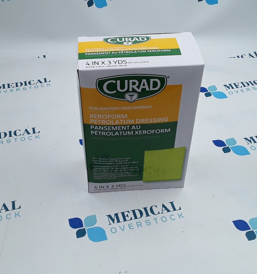 Curad Xeroform Petrolatum Dressing 4inx3yds REF CUR253200 Box of 6