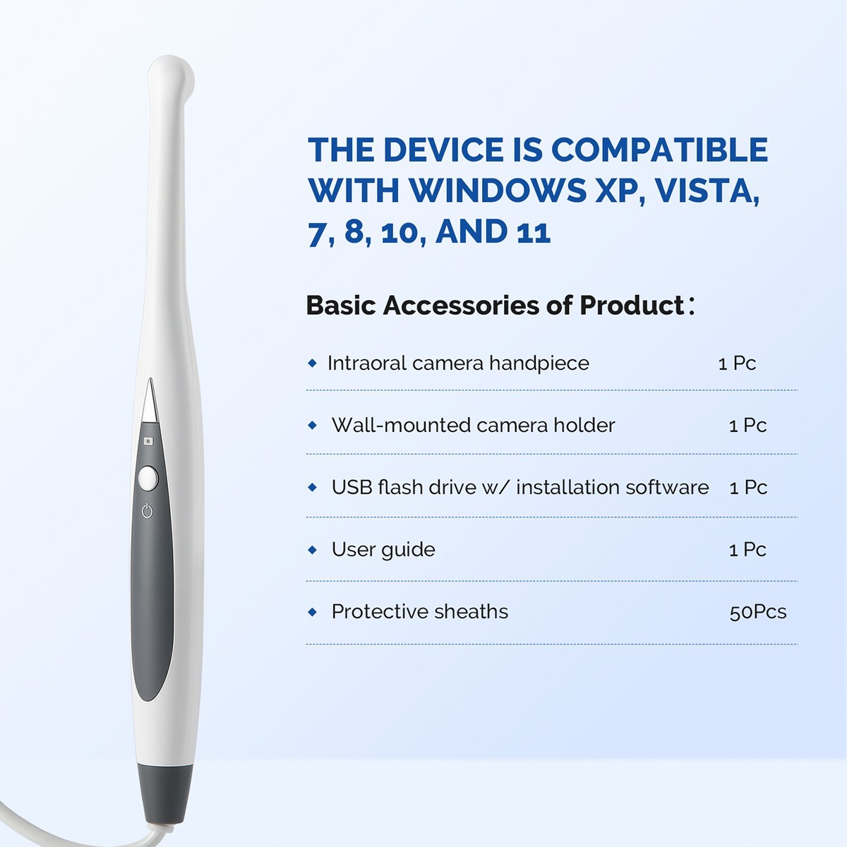 Dental HD Intraoral Camera USB Digital Imaging Intra Oral Camera 13.0 Mega Pixel