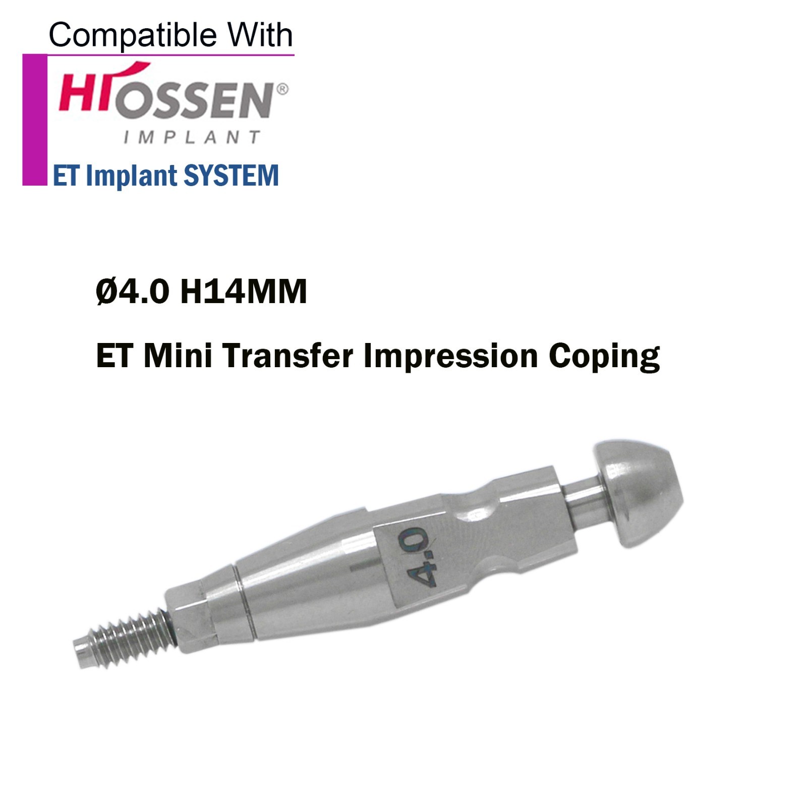 For Hiossen Osstem Dental Healing Abutment Impression Open Close Tray Lab Analog