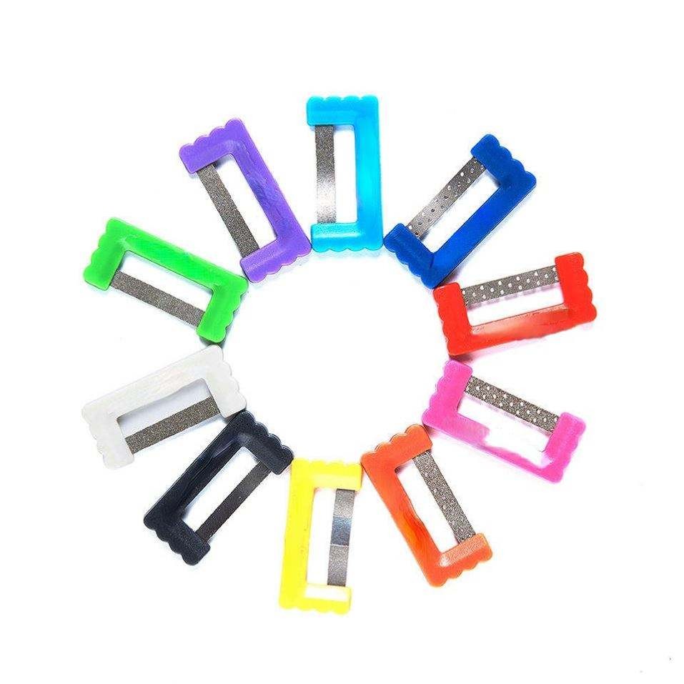 1Box Reusable Interproximal Reduction Enamel Dental Orthodontic Strip -10Pcs/Box