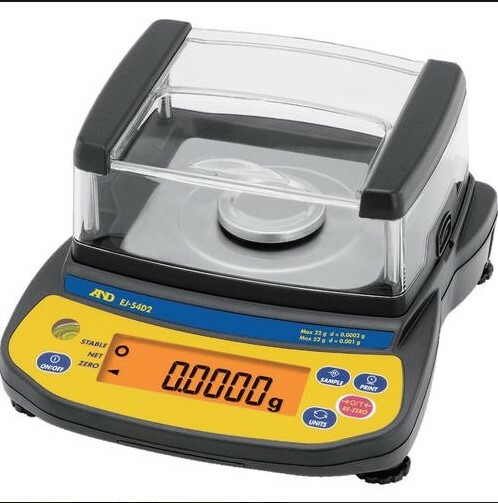 A&D EJ-54D2 Dual Range – 22g x 0.0002g / 52g x 0.001g Compact Balance