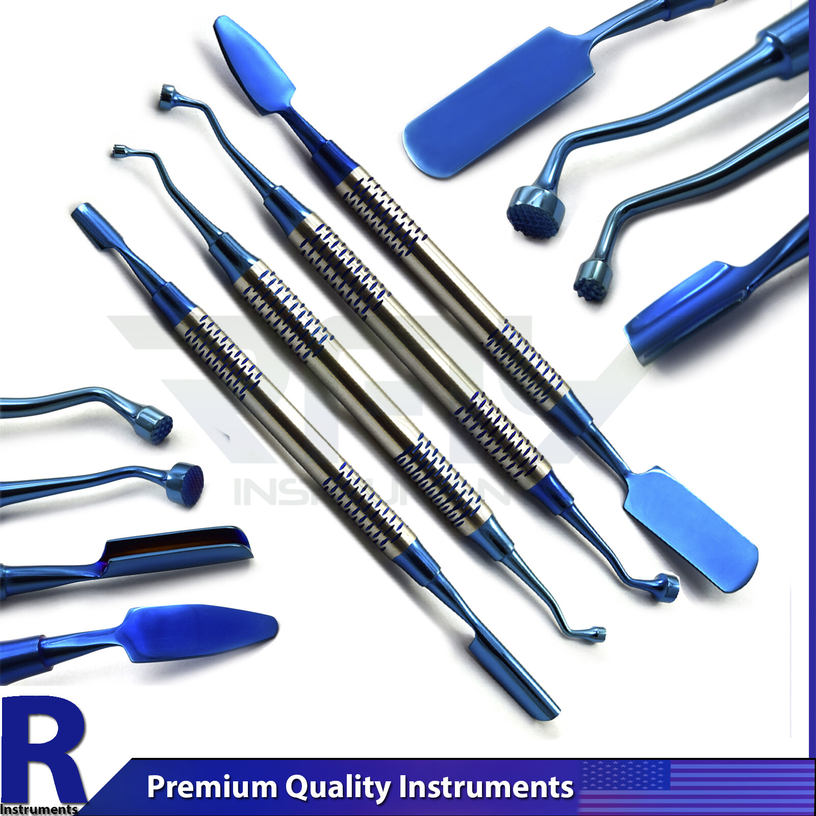 Composite Filling Instruments Placement Contouring Plugger Flat Plastic Ball Tip