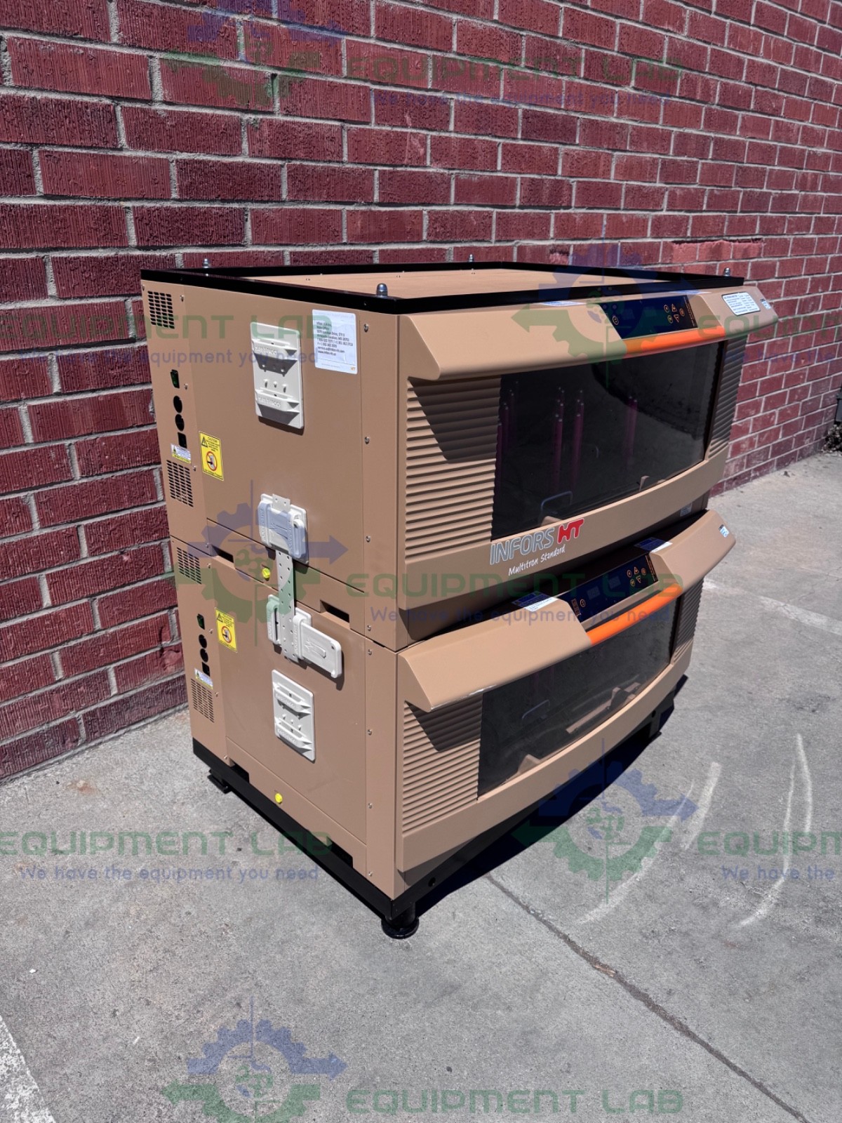 Infors HT Multitron Double Stacked CO2 Humidity Incubator Shaker 65°C MFG: 21