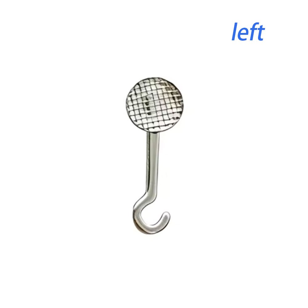 Dental Ortho Lingual Buttons with hook Bondable Round 10Pcs/Pack Mesh